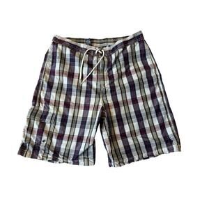 Polo Ralph Lauren Men's swim trunks, Mens Large;  Secure pocket; Bathing suit
